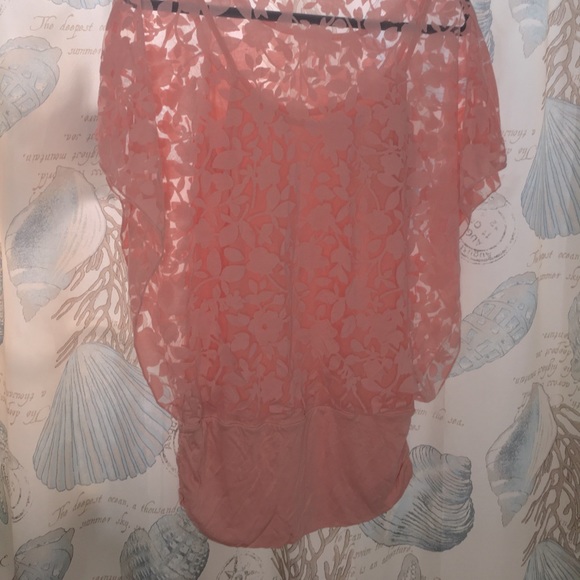 3 for $25!!! Pink Suzy Shier two part top, size Small. - Picture 2 of 2